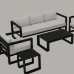 Modern Outdoor Lounge Set