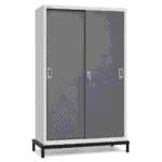 Grey Sliding Door Almirah
