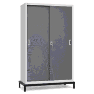 Grey Sliding Door Almirah
